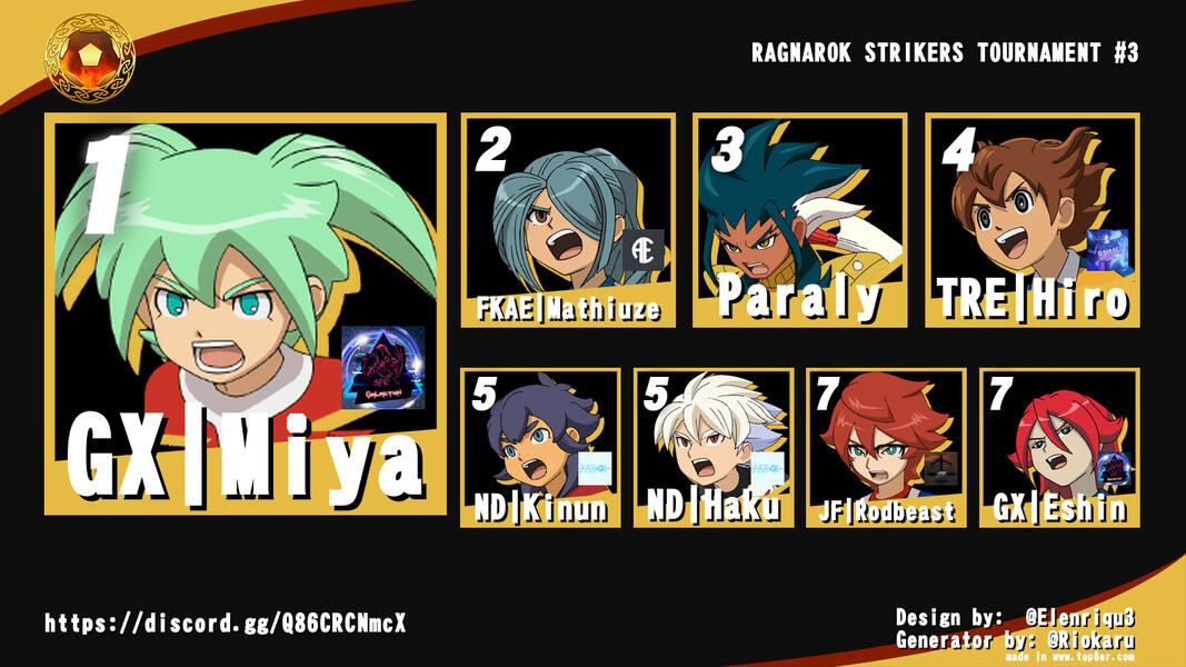 RAGNAROK STRIKERS TOURNAMENT #3 RAGNAROK STRIKERS TOURNAMENT #3